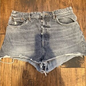 Zara Gray Jean Shorts
